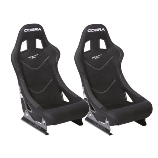 2 Cobra Monaco Pro FIA Motorsport Black Bucket Seats