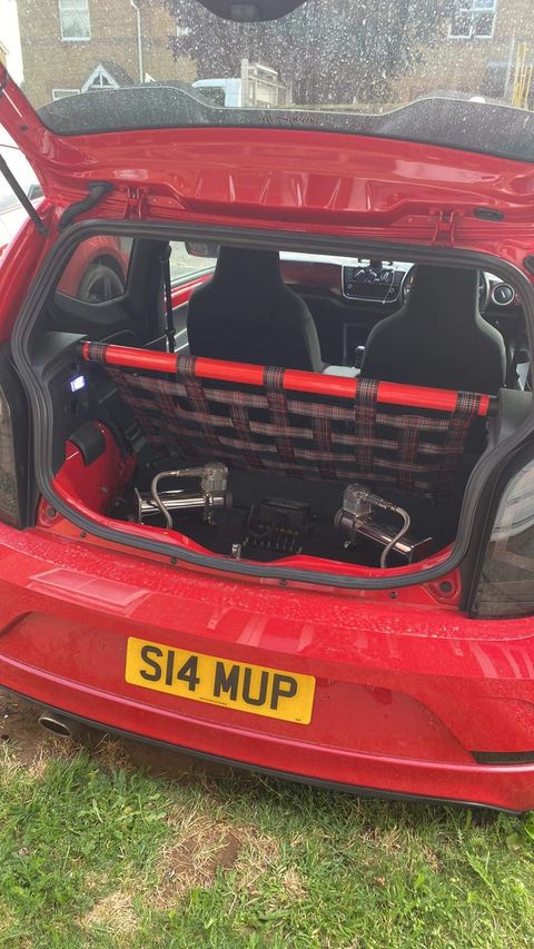 VW UP Complete Clubsport Rear Seat Delete Kit