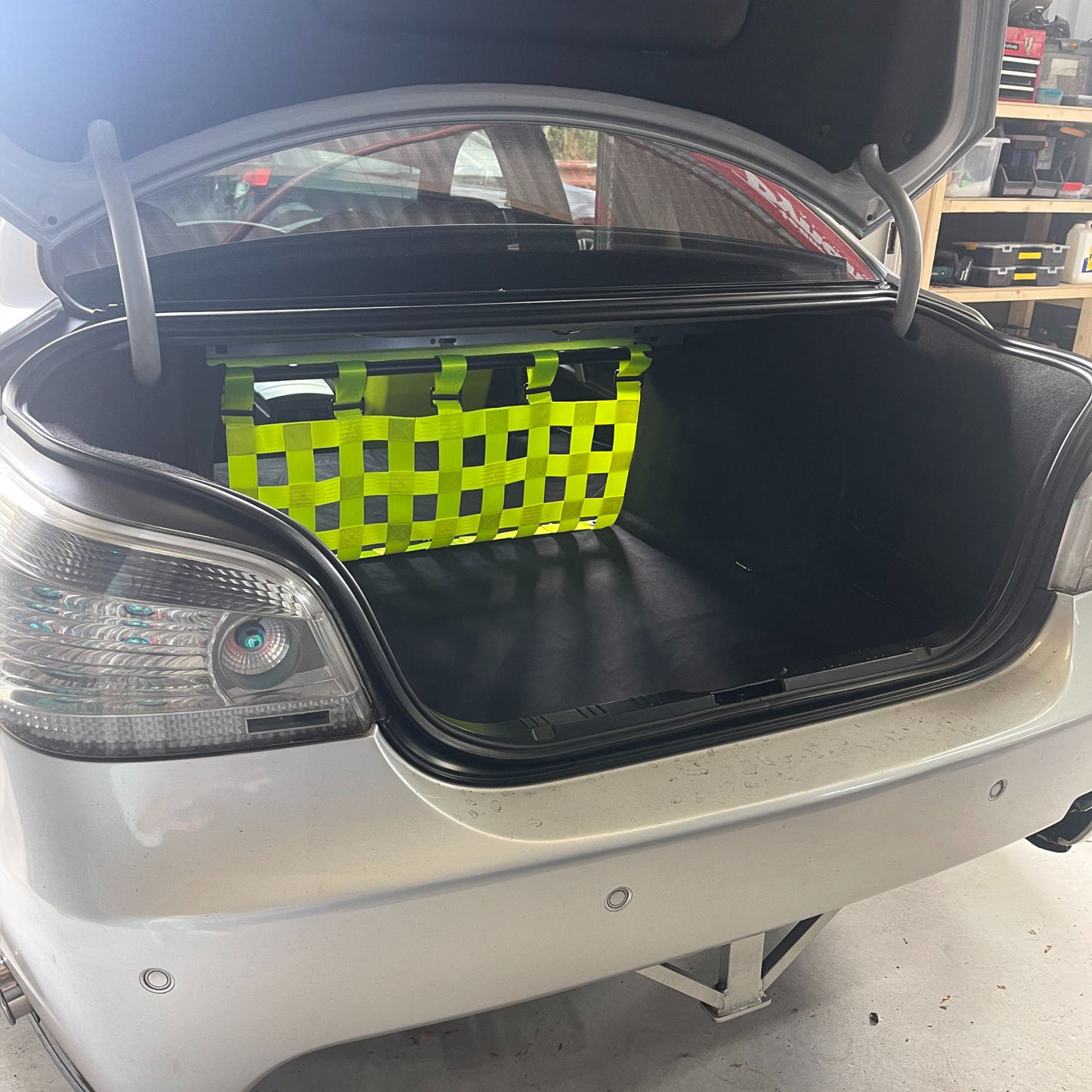 BMW 5 Series E60 M5 Strut bar and Cargo net