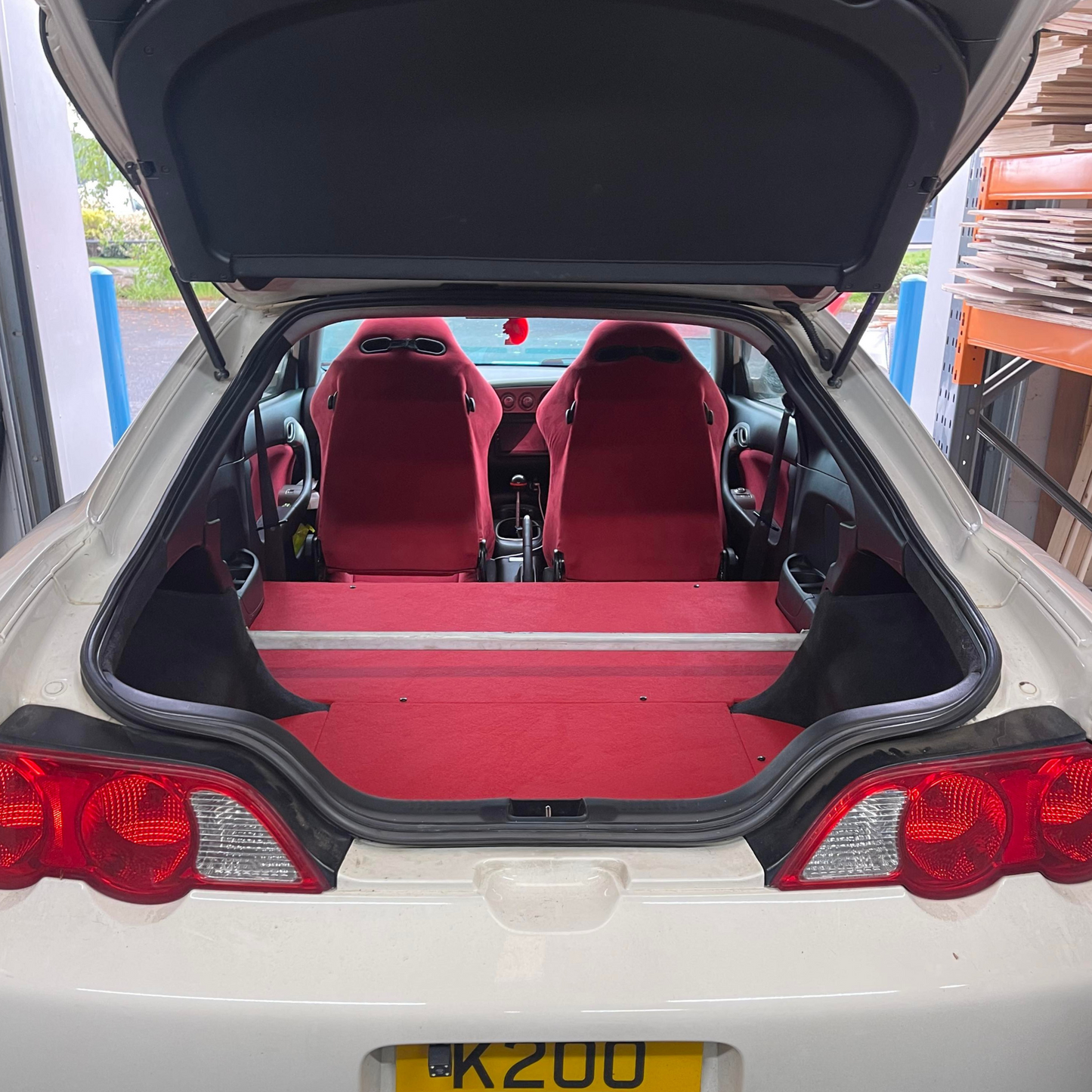 Honda Integra Mk4 DC5 RSX Type R Rear seat delete