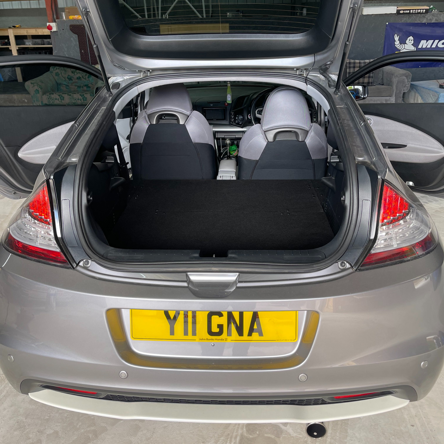 Honda CRZ Mk1 ZF Rear seat delete