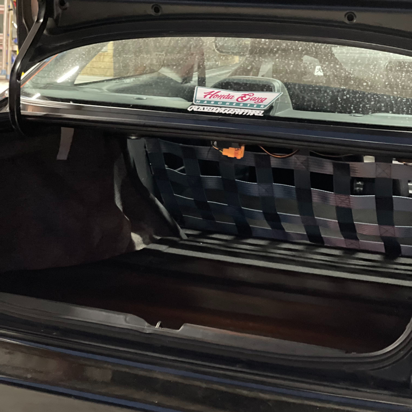 Honda Civic Mk6 Ek Em1 Coupe Strut bar and Cargo net