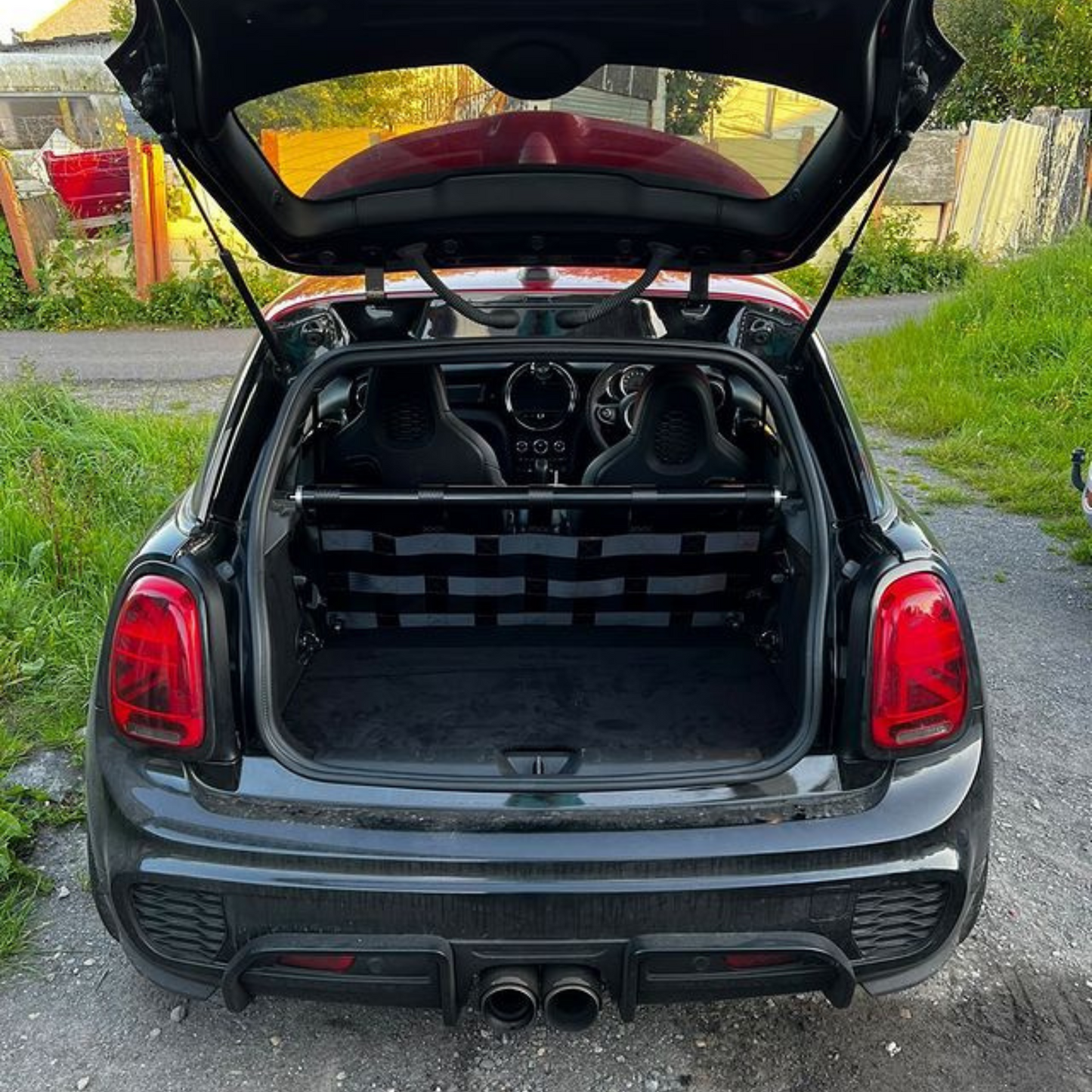 Mini Cooper S F56 Strut bar and Cargo net