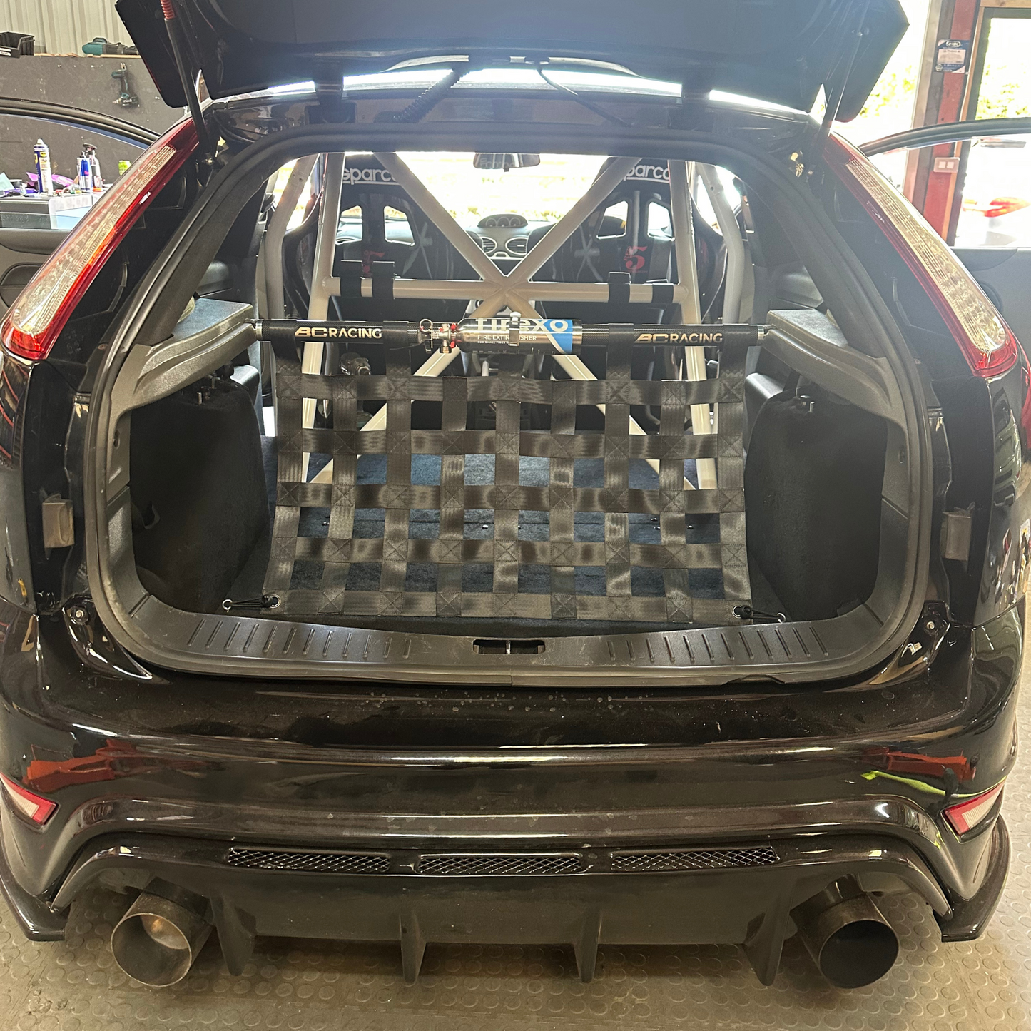 Ford Focus Mk2 ST 225 RS Strut bar and Cargo net