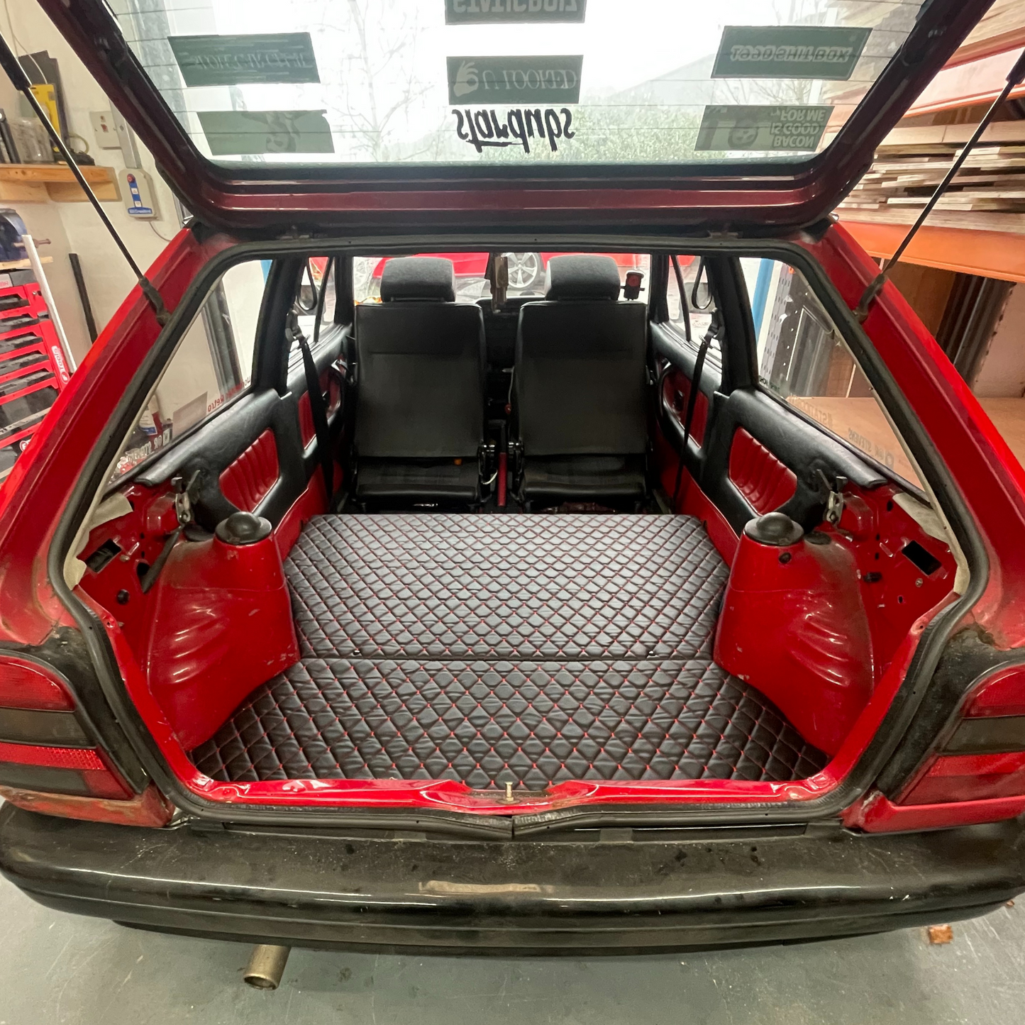 VW Polo MK2 F Rear seat delete