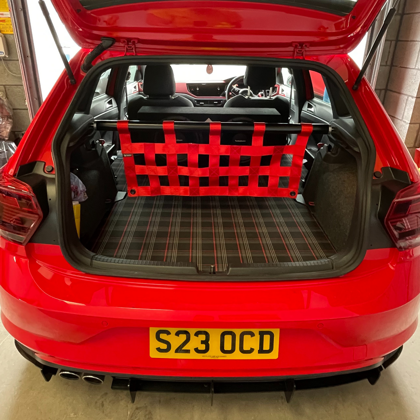 VW Polo Mk6 AW GTI Strut bar and Cargo net