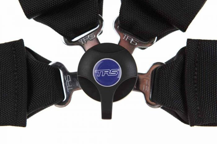 2 TRS Magnum 6 Point FIA Black Harness Belts