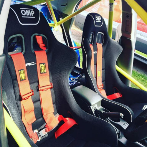 2 OMP WRC-R Fibreglass FIA Motorsport Seats
