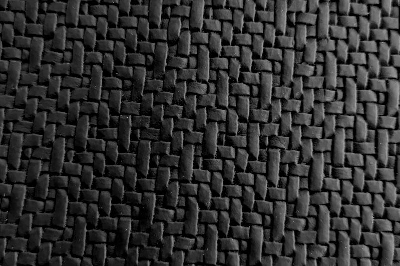 Basket Weave – Matt Black