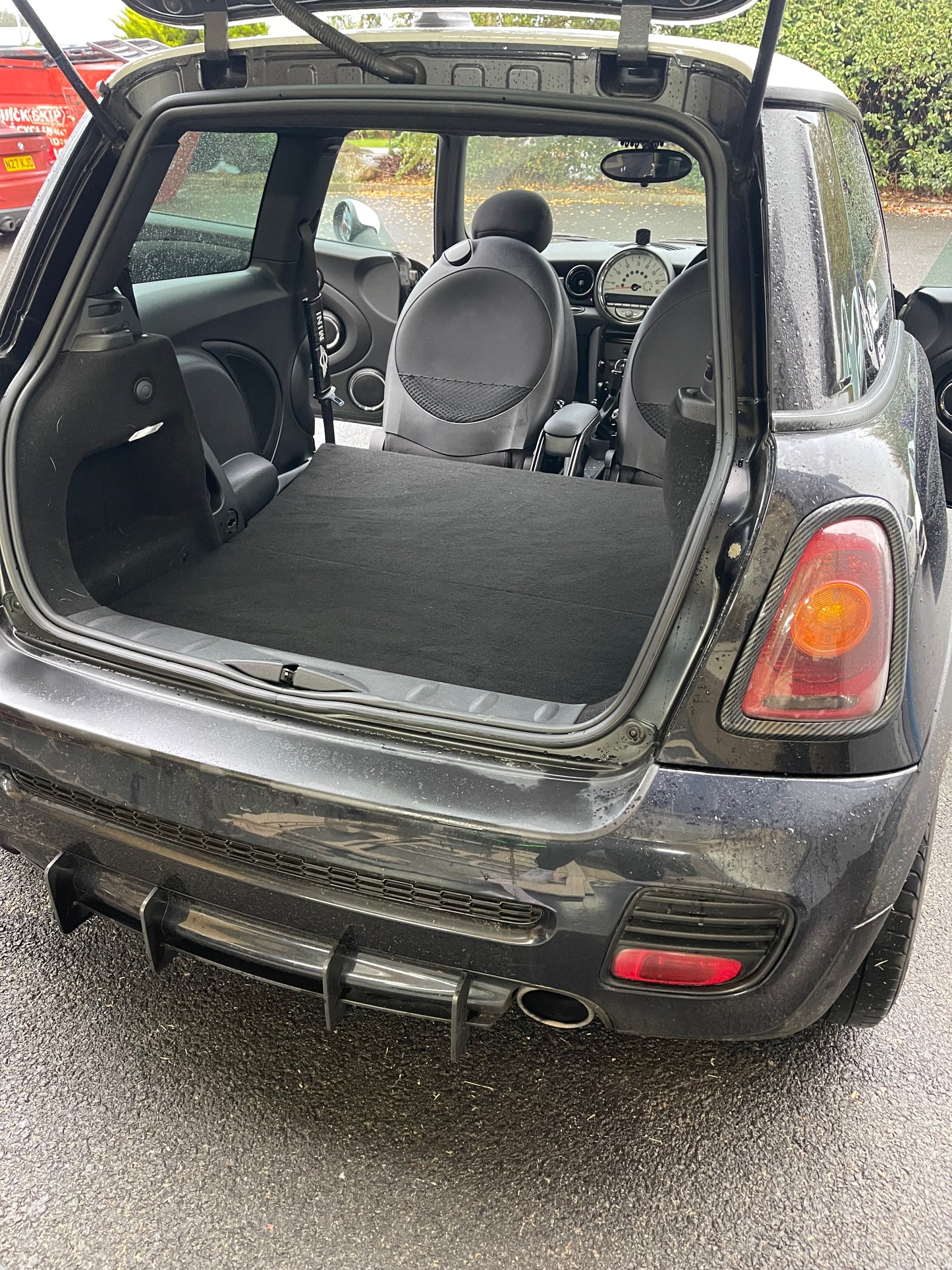 Mini R56 Rear seat delete