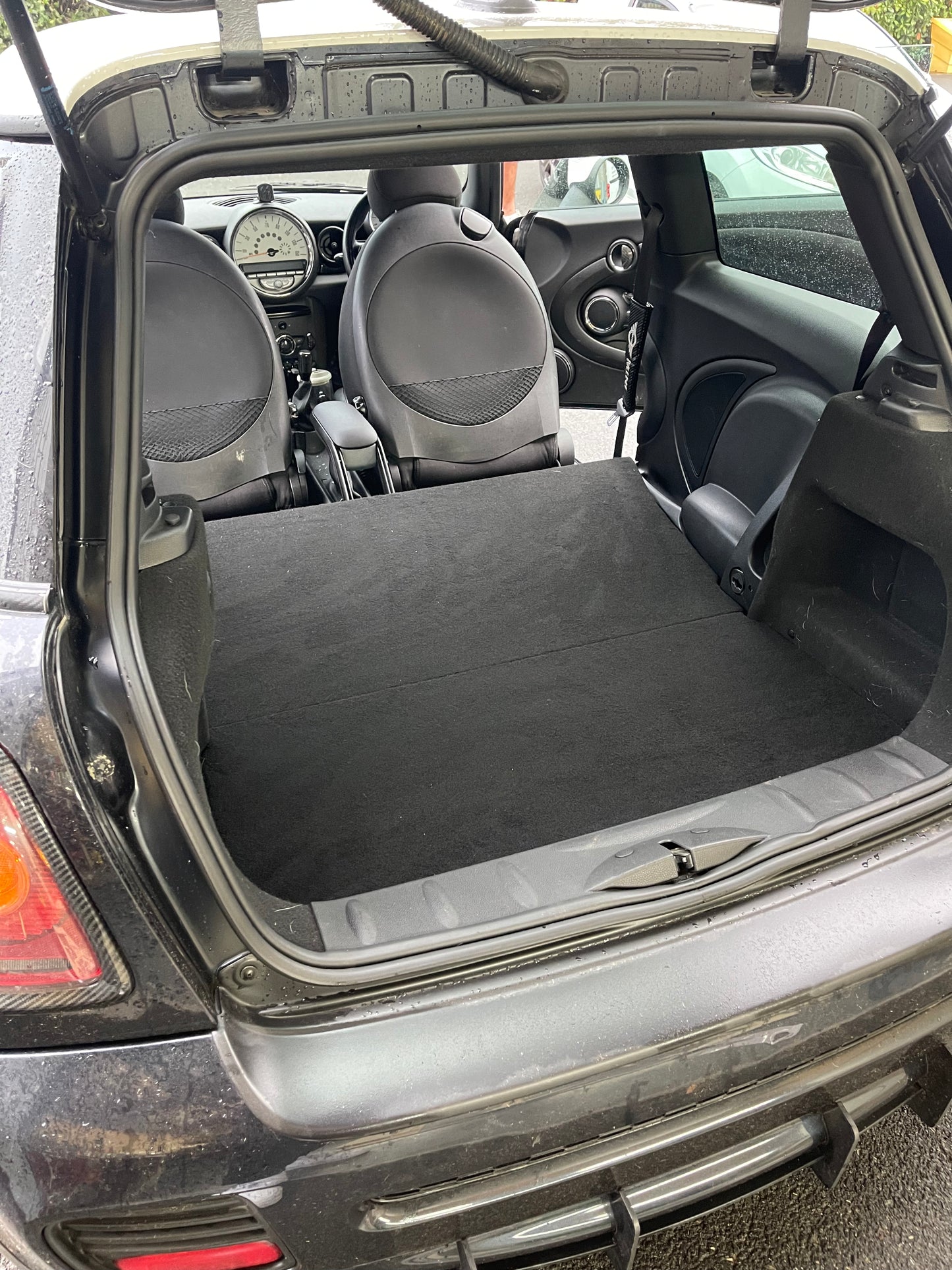 Mini R56 Rear seat delete